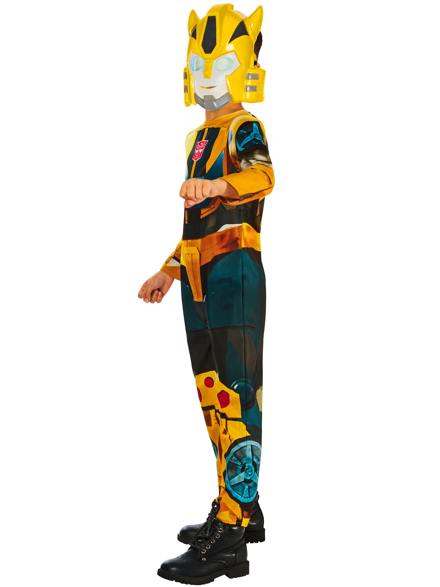 Rubies Bumblebee Kinderkostüm für Jungen mit Overall und Maske – Rückansicht