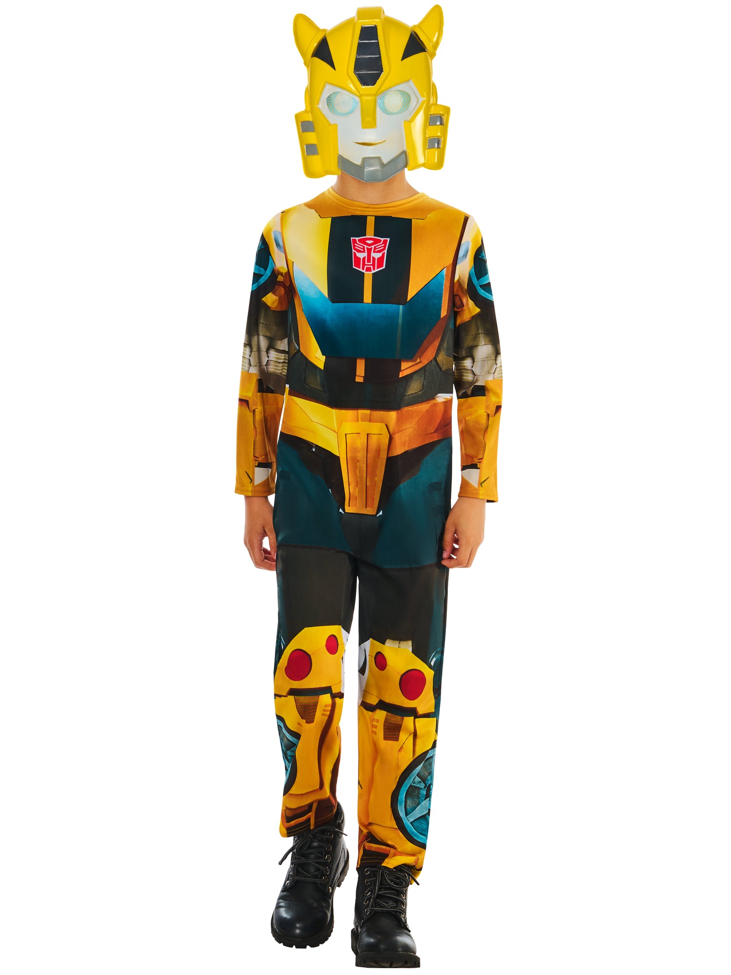 Rubies Bumblebee Kinderkostüm für Jungen mit Overall und Maske – Verpackung