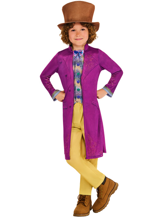 Rubies Willy Wonka Kinderkostüm mit Hut – Produktansicht