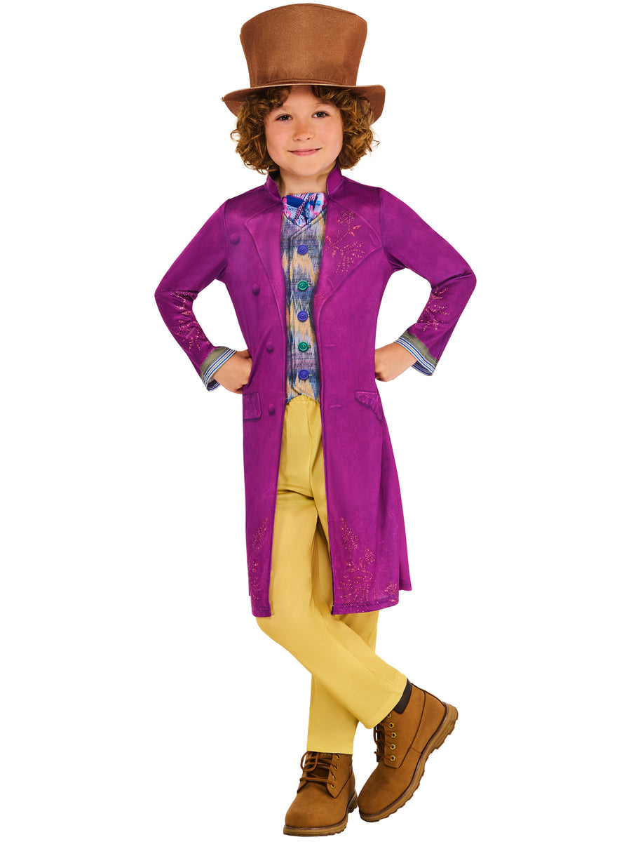 Rubies Willy Wonka Kinderkostüm mit Hut – Produktansicht