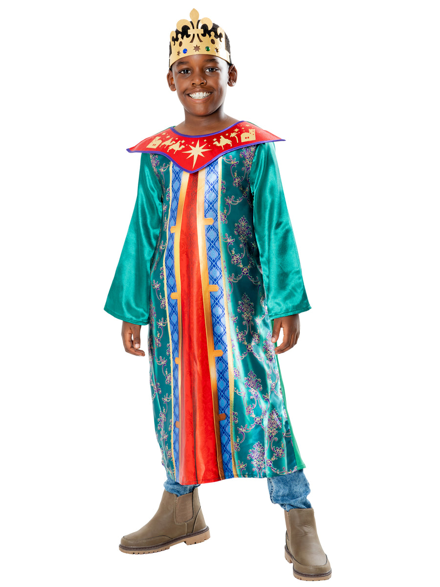 Rubies Wiseman/King Kinderkostüm mit Robe und Krone – Produktansicht