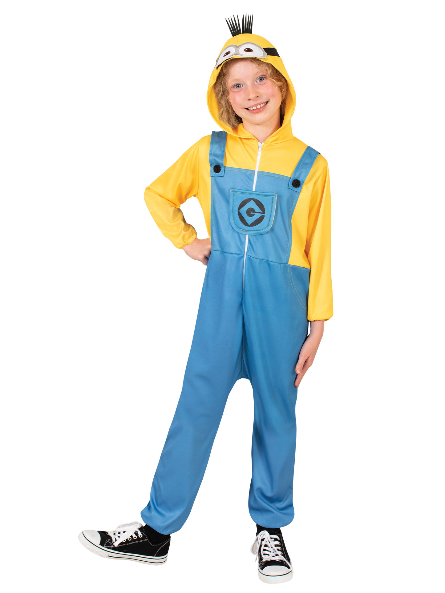 Rubies Minion Kinderkostüm Despicable Me 4 Onesie – Detailansicht