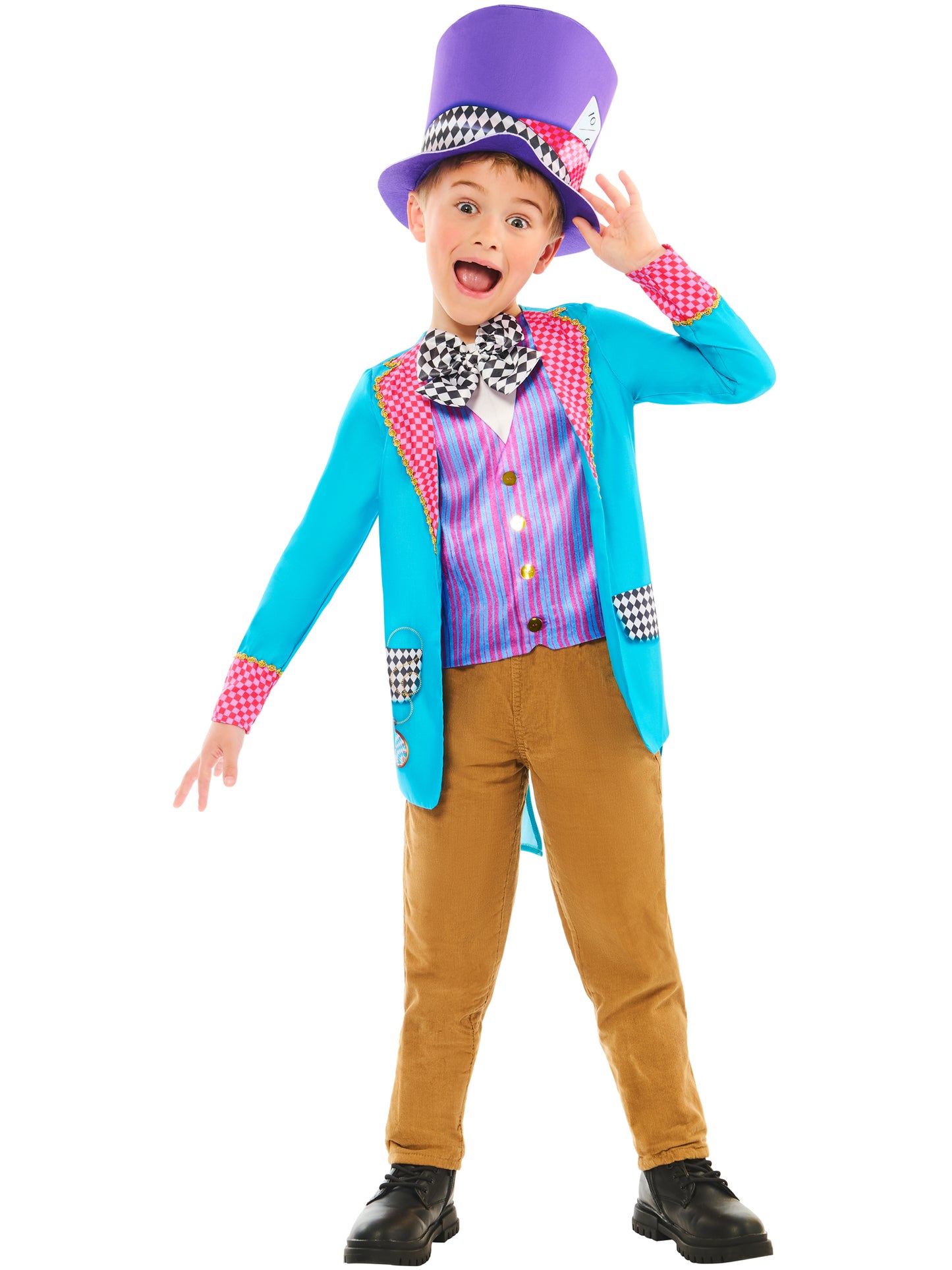 Rubies Mad Hatter Kinderkostüm mit Hut – Produktansicht