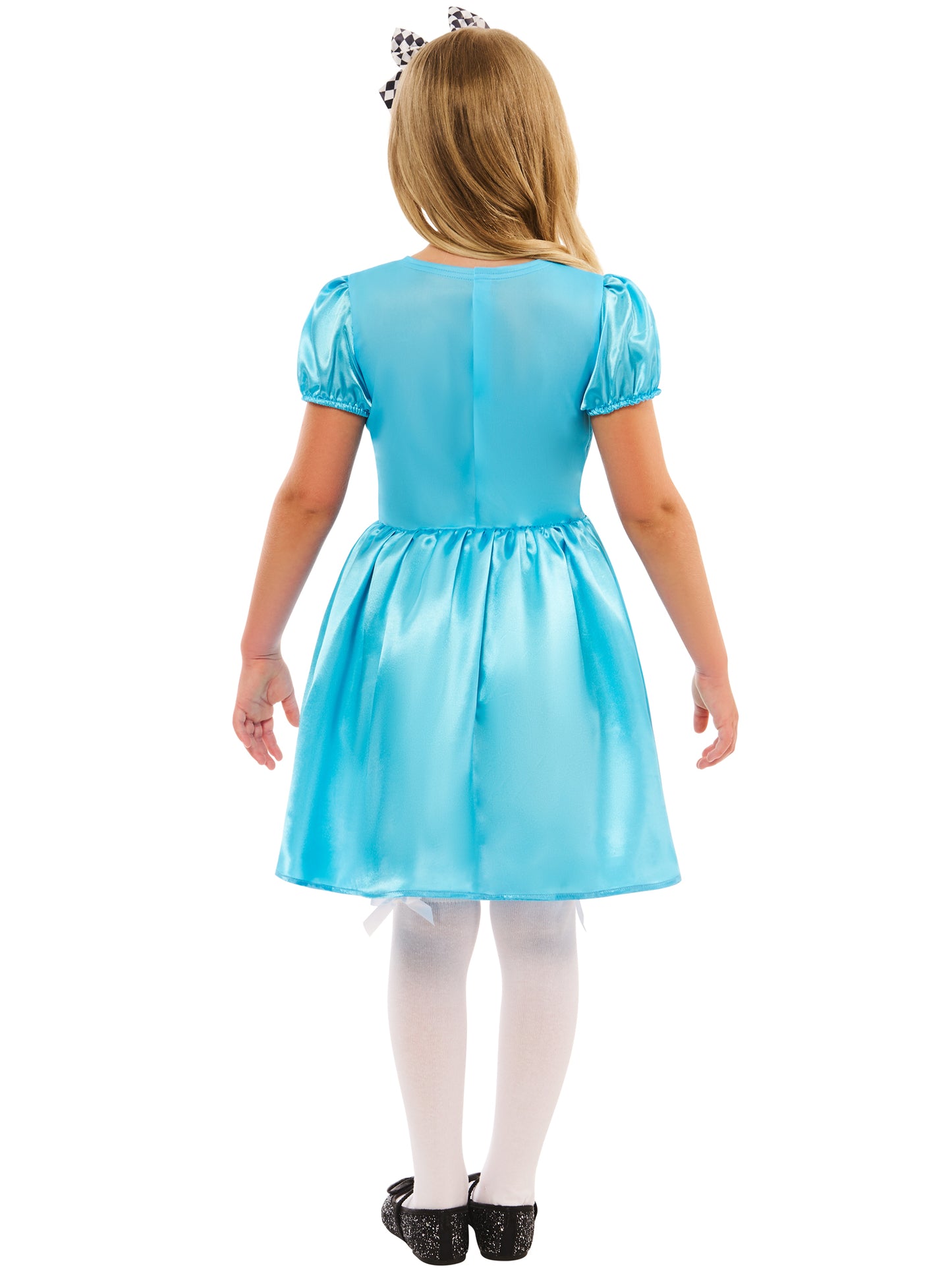 Rubies Alice Kinderkostüm für Mädchen mit Kleid und Headband – Detailansicht