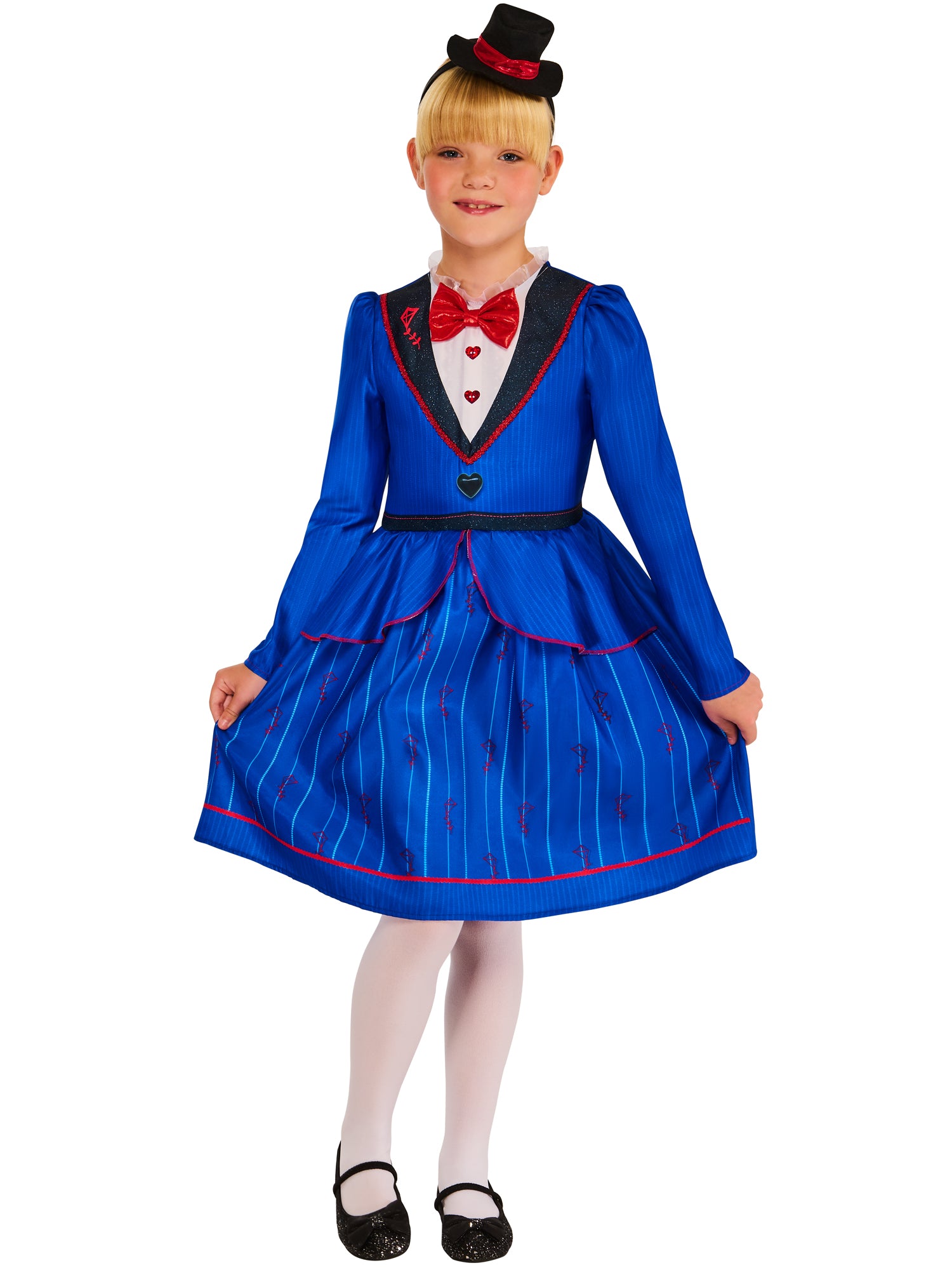 Rubies Magical Nanny Kinderkostüm für Mädchen mit Kleid und Hut am Haarreif – Verpackung