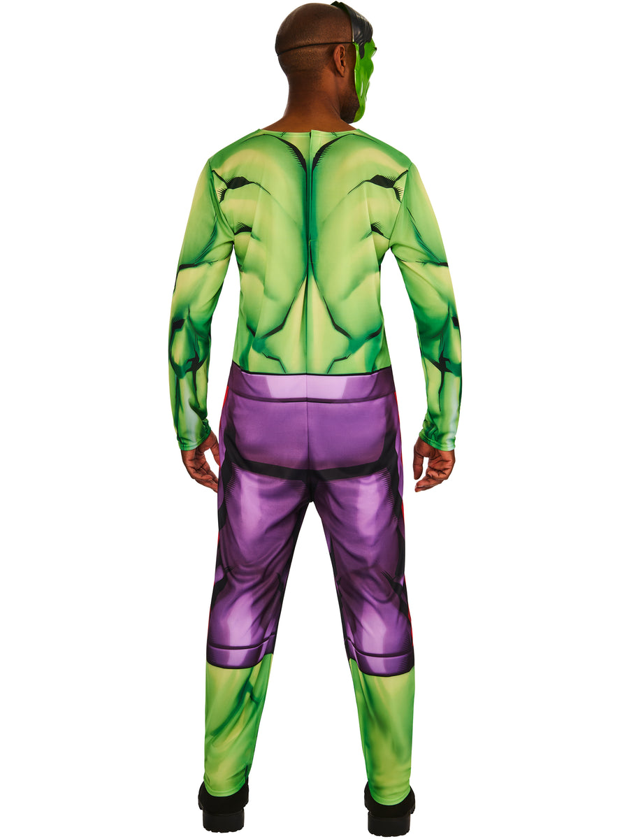 Rubies Hulk Kostüm für Erwachsene mit Overall und Maske – Detailansicht