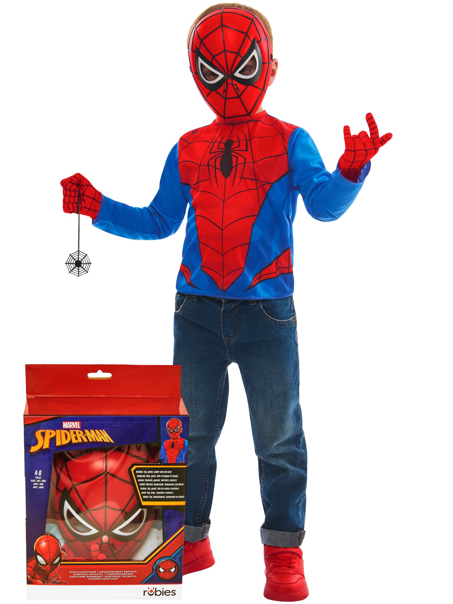 Rubies Spider-Man Kinderkostüm Dress-Up-Set – Produktansicht