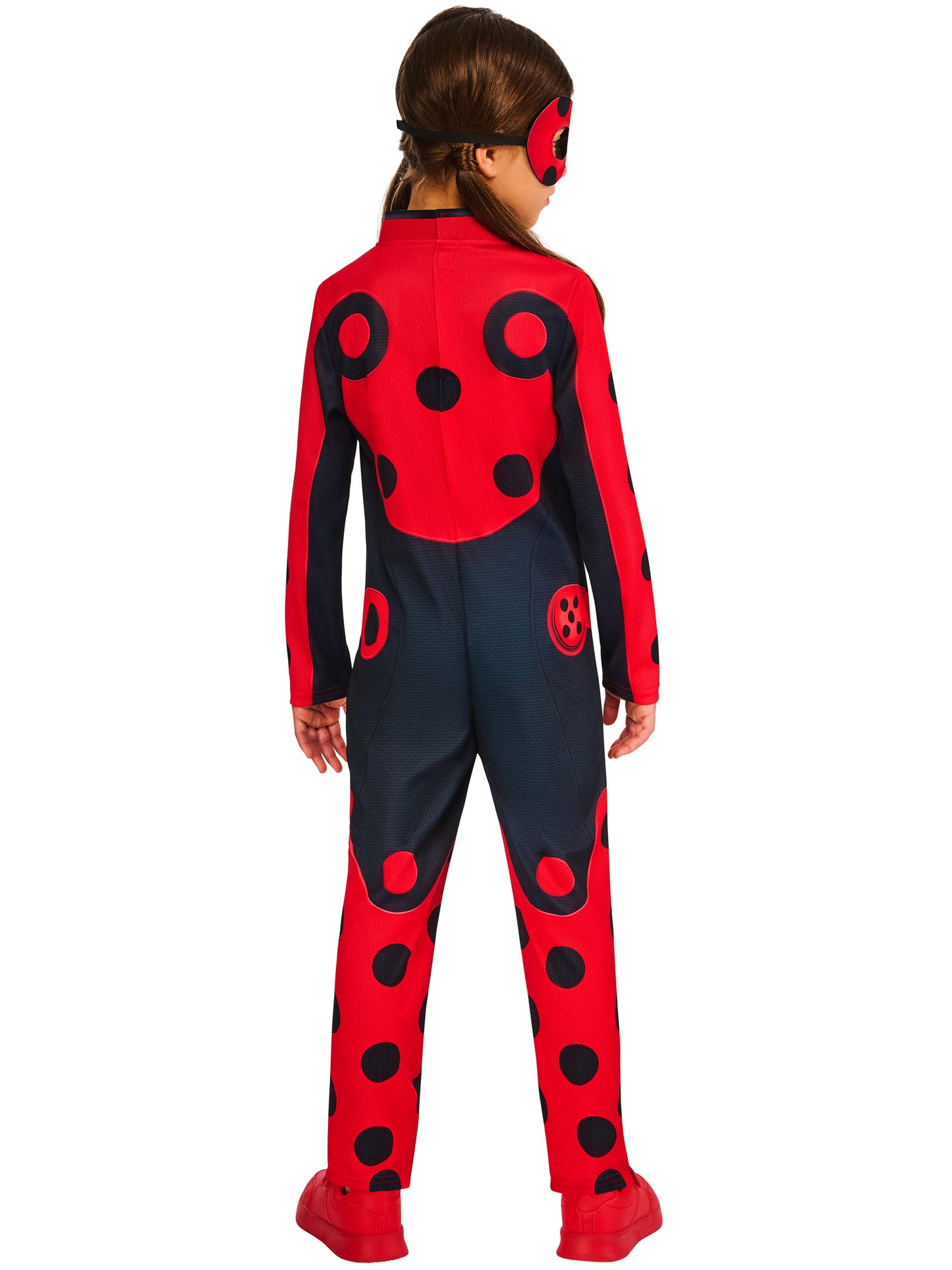 Rubies Miraculous Ladybug Kinderkostüm für Mädchen mit Overall und Augenmaske – Detailansicht