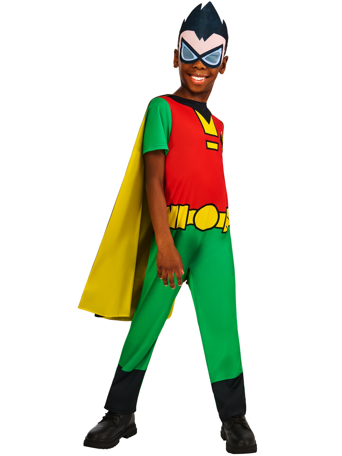 Rubies Teen Titans Go Robin Kinderkostüm – Rückansicht