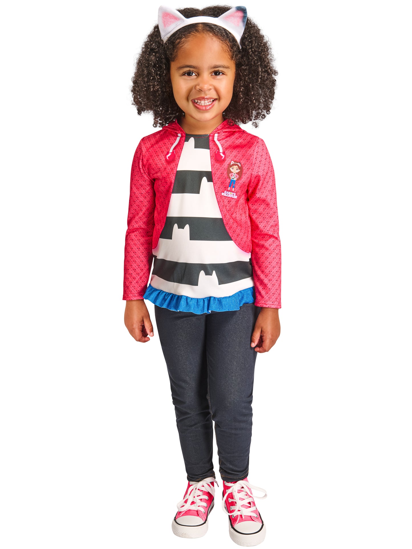 Rubies Gabby's Dollhouse Kinderkostüm mit Top und Haarreif für Mädchen – Verpackung