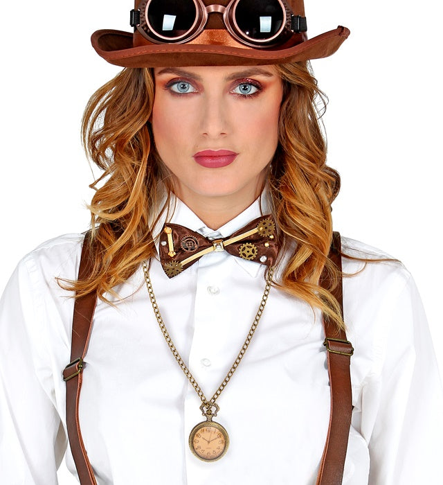 Mechanische Taschenuhr an Halskette im Vintage-Stil
