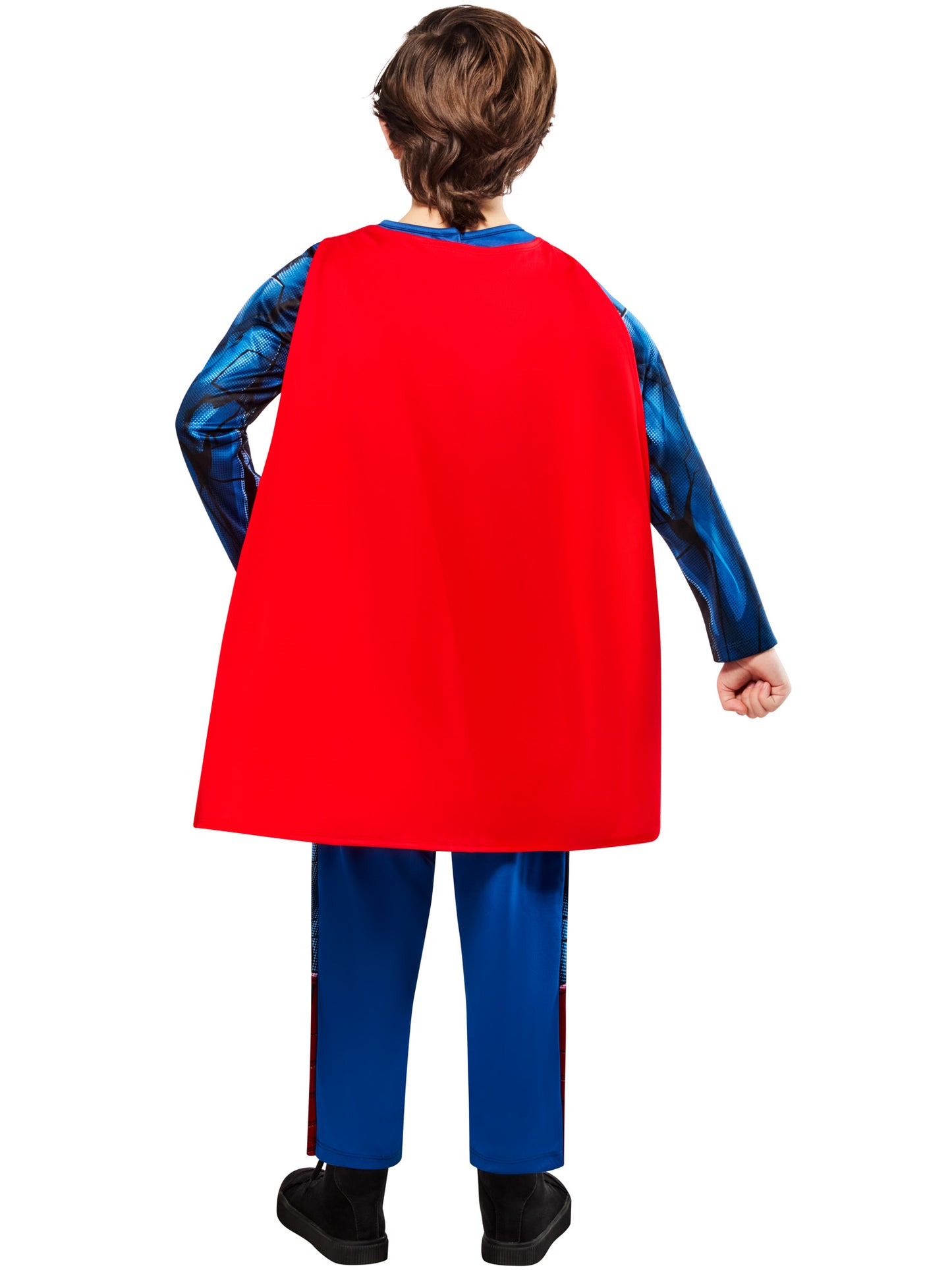 Rubies Superman Kinderkostüm für Jungen mit Overall und Umhang – Detailansicht