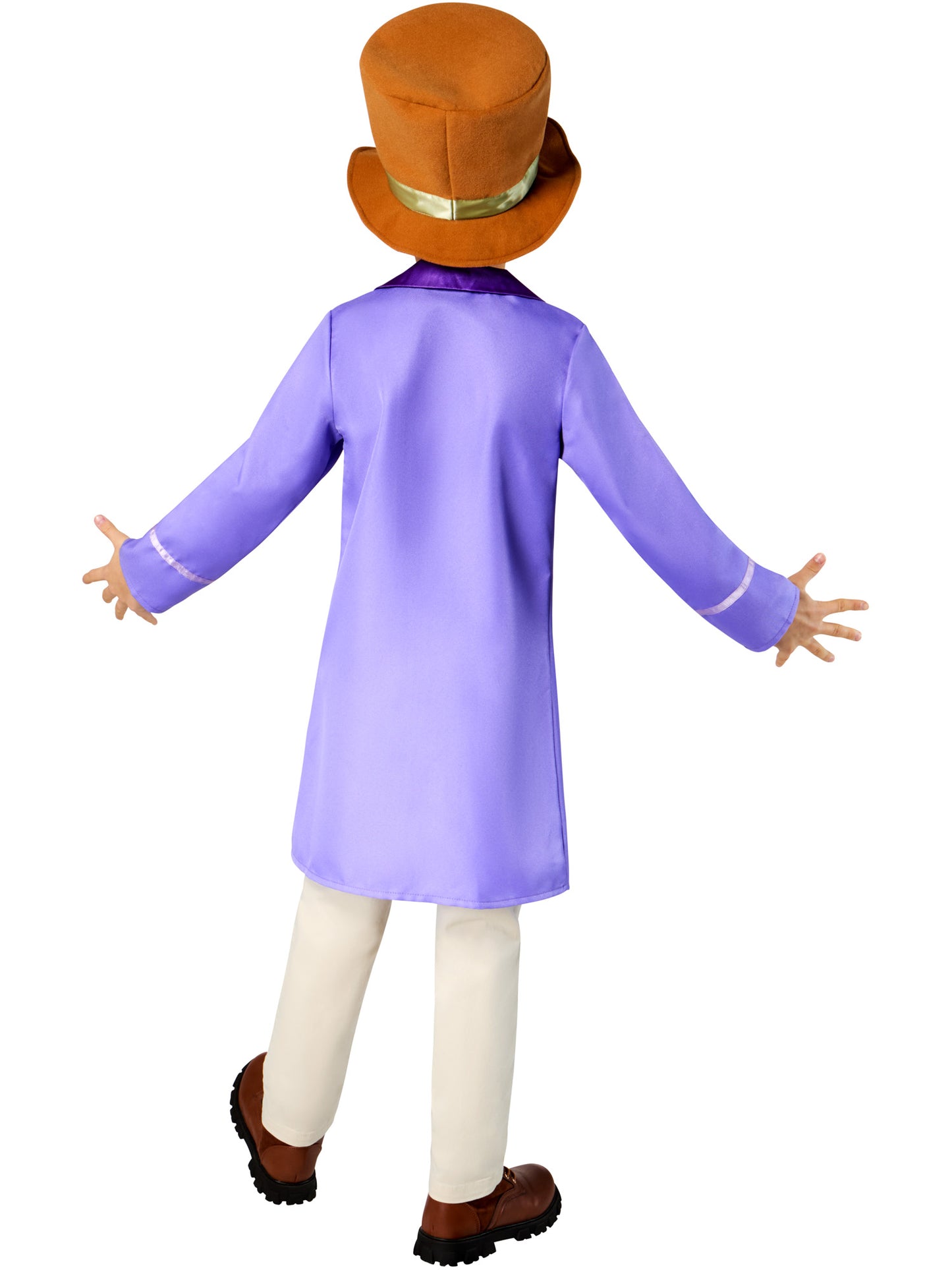 Rubies Willy Wonka Kinderkostüm für Jungen mit Coat und Hut – Detailansicht