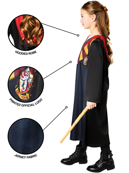 Rubies Hermione Robe Kit Deluxe Kinderkostüm für Mädchen