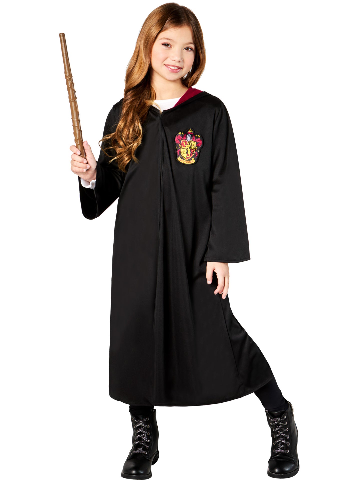 Rubies Hermione Harry Potter Kinderkostüm mit Robe und Zauberstab – Produktansicht