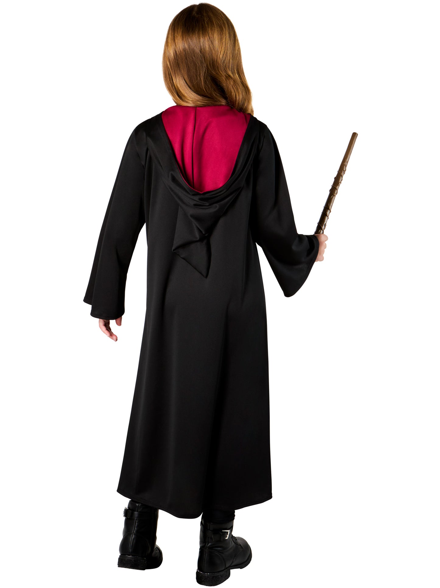 Rubies Hermione Harry Potter Kinderkostüm mit Robe und Zauberstab – Detailansicht