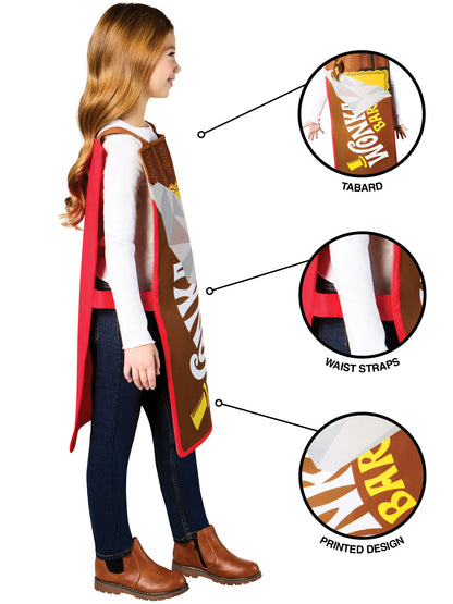 Rubies Wonka Bar Tabard Kinderkostüm für Unisex