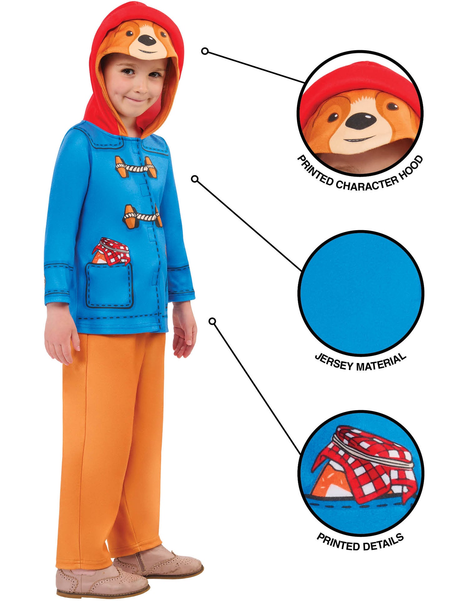 Rubies Paddington Kinderkostüm – Seitenansicht