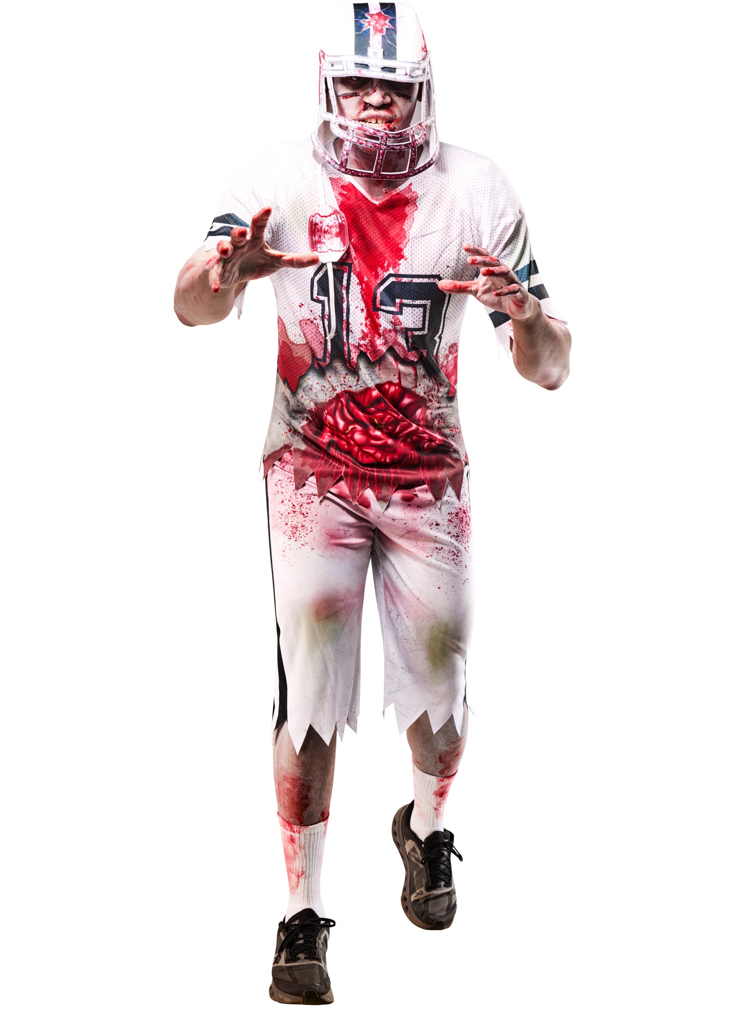 Rubies Zombie-American-Footballer-Kostüm für Herren mit Top, Hose und Helm – Produktansicht