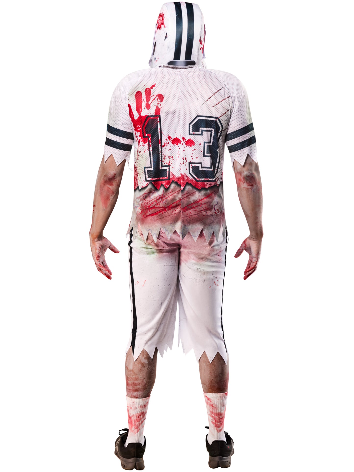 Rubies Zombie-American-Footballer-Kostüm für Herren mit Top, Hose und Helm – Detailansicht