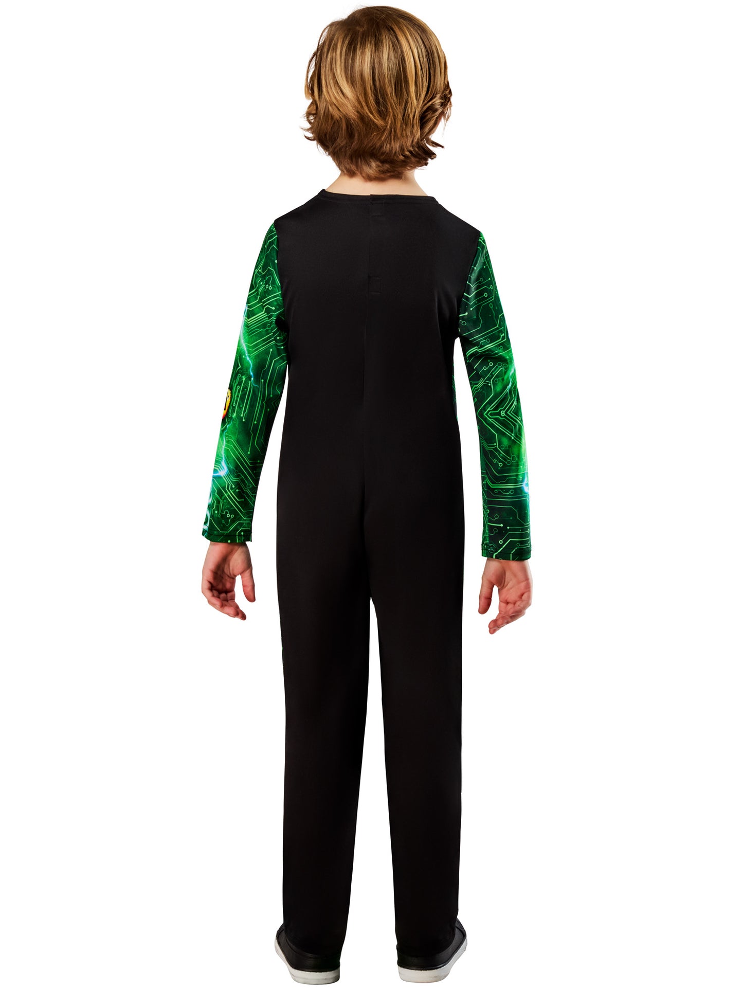 Rubies Gamer-Skeleton-Kinderkostüm mit Glow-in-the-dark-Aufdruck und Maske – Detailansicht