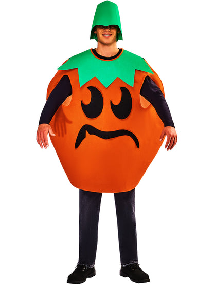 Rubies Pumpkin Kostüm für Erwachsene mit Tabard Hut und austauschbaren Gesichtselementen – Verpackung