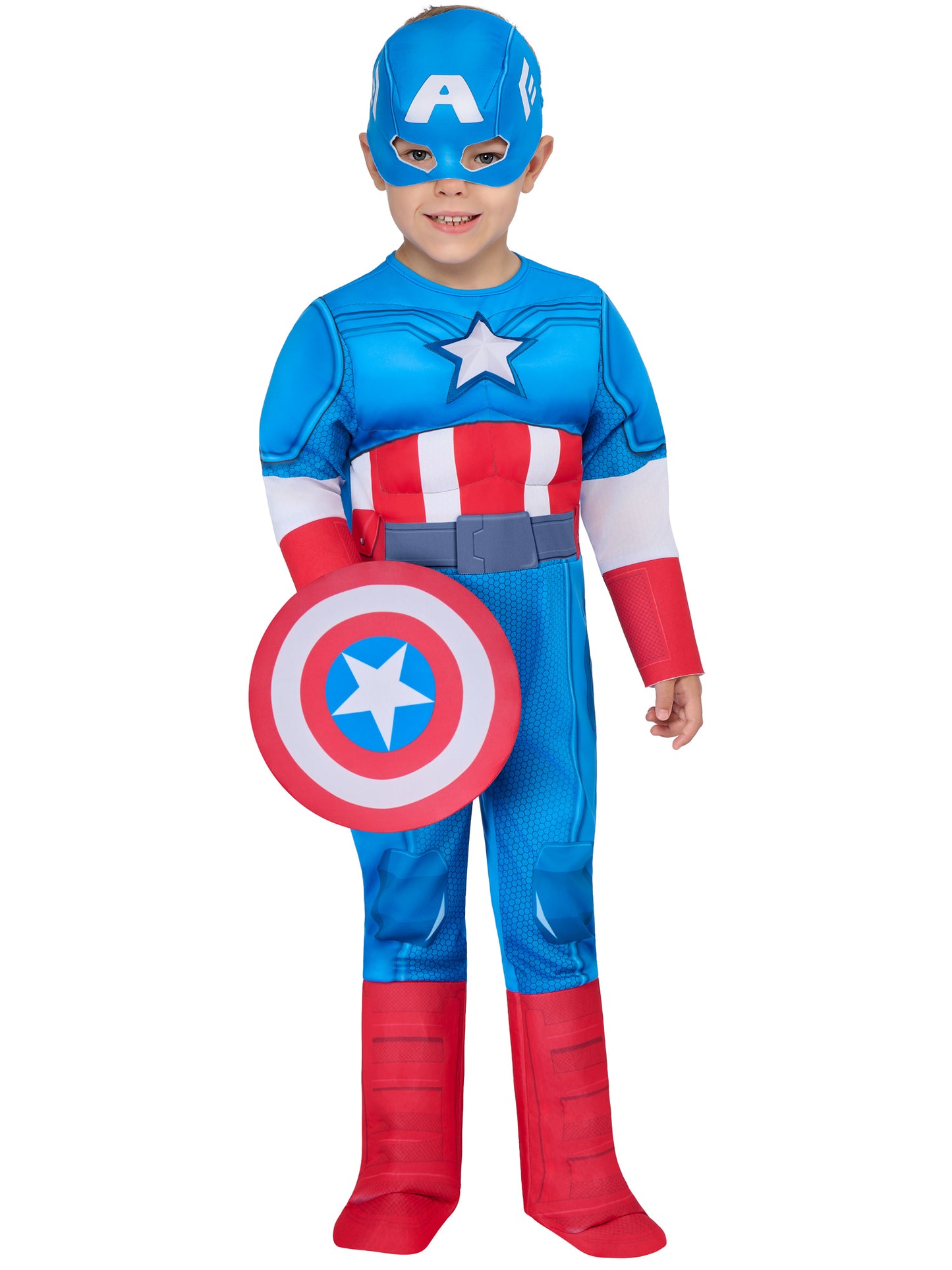 Rubies Captain America Deluxe Kinderkostüm – Produktansicht