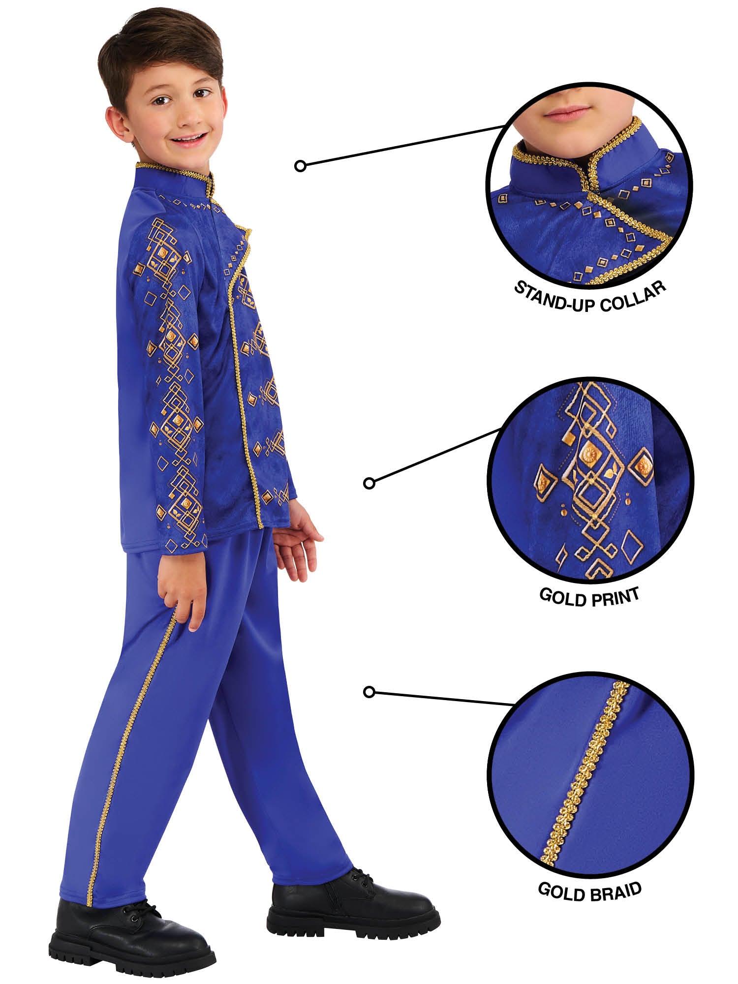 Rubies Dashing Prince Kinderkostüm für Jungen – Seitenansicht