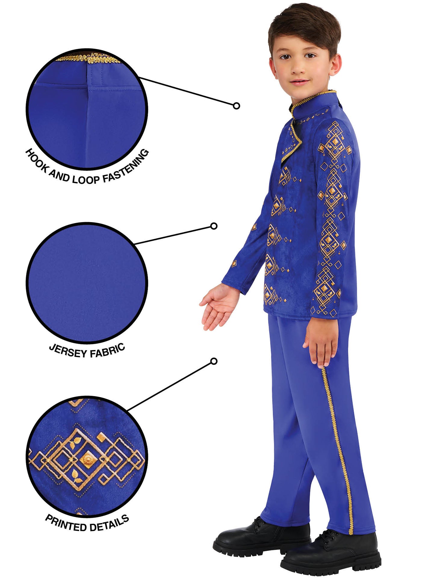 Rubies Dashing Prince Kinderkostüm für Jungen – Rückansicht