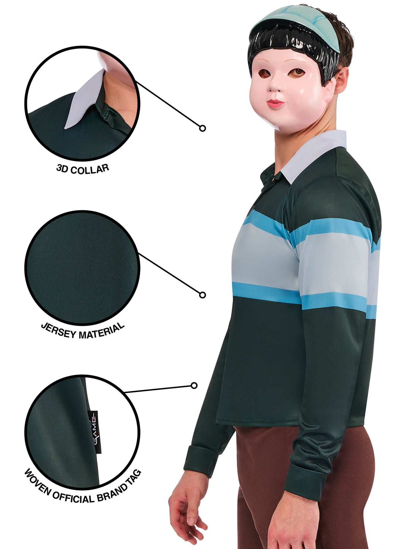 Rubies Boy Doll Kostüm für Erwachsene – Rückansicht