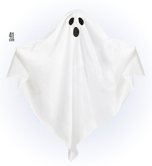 Weißer Geist 41 cm Dekoration für Halloween und Fasnacht