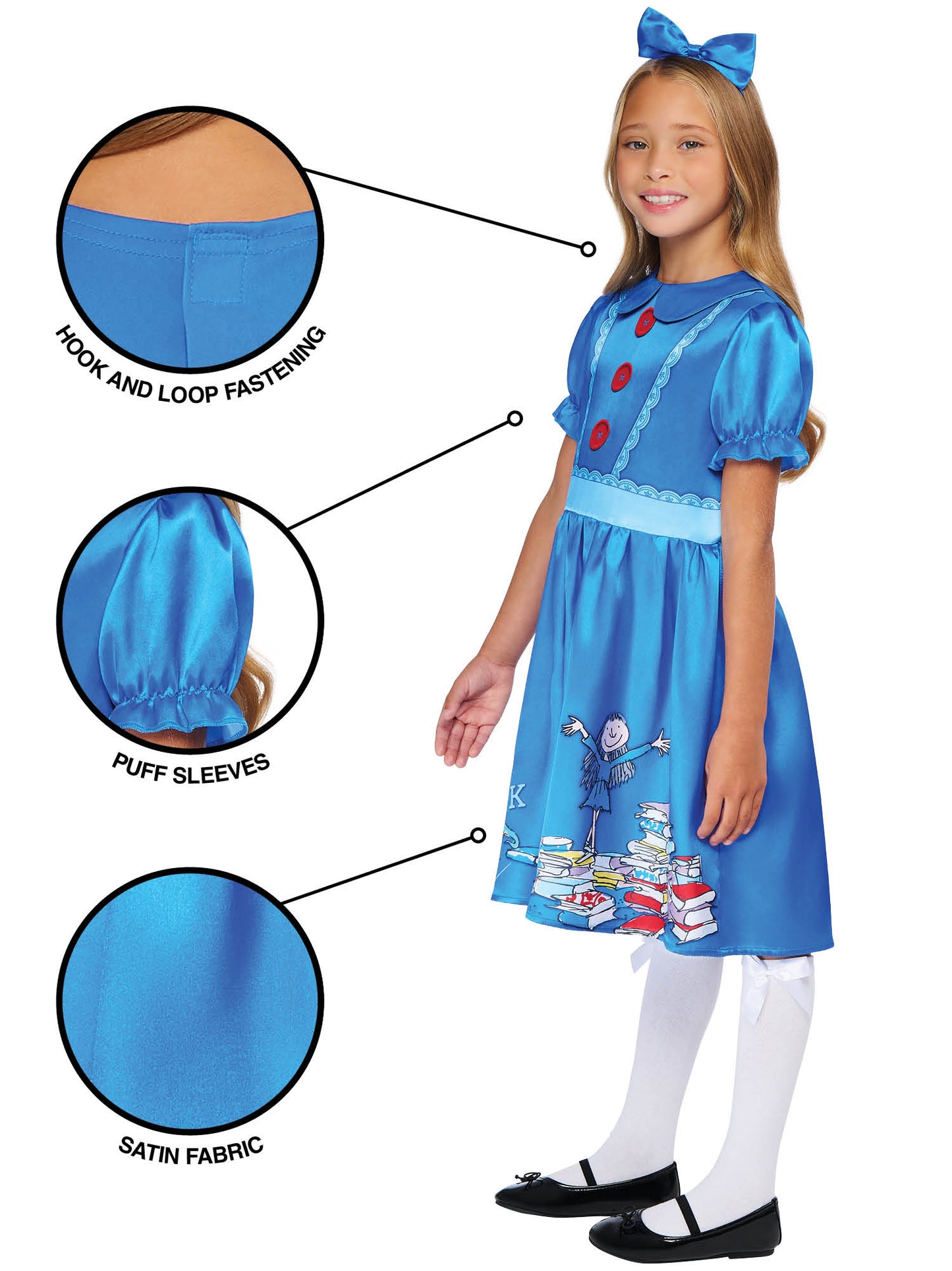 Rubies Matilda Deluxe Kinderkostüm für Kinder – Rückansicht