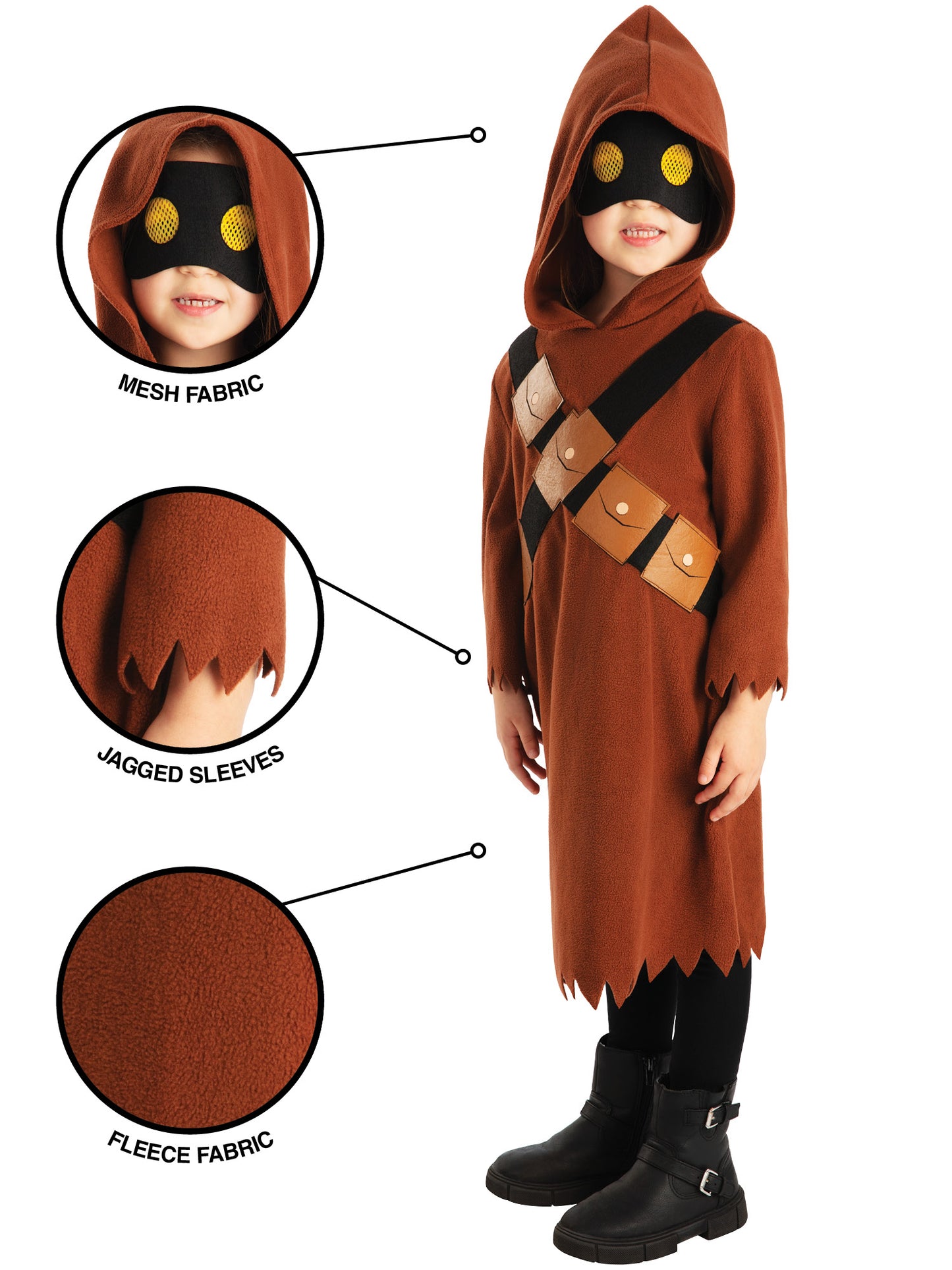 Rubies Jawa Kinderkostüm Star Wars Verkleidung – Rückansicht