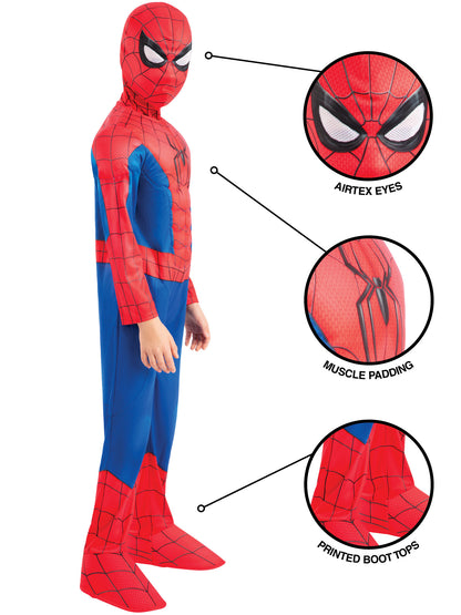 Rubies Spider-Man Deluxe Kostüm – Seitenansicht
