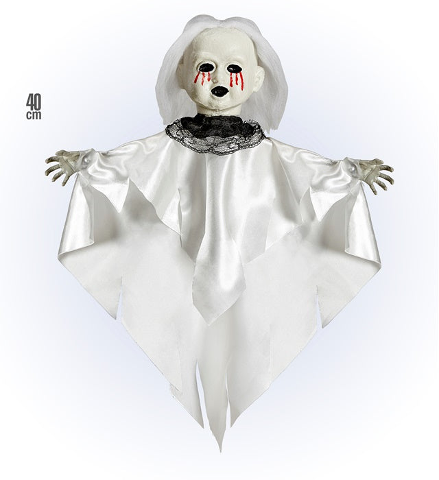 Gruselpuppe 50 cm als Halloween- und Fasnachtsdeko
