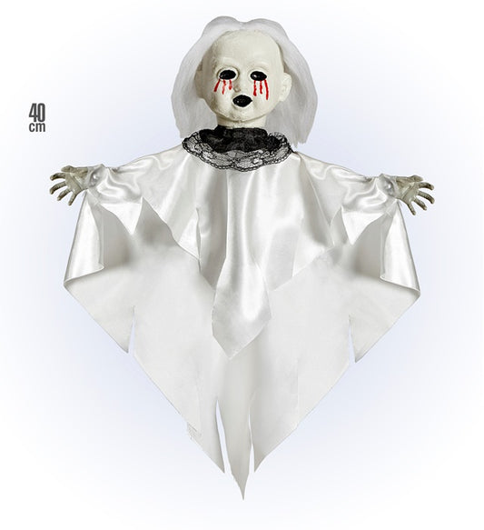 Gruselpuppe 50 cm als Halloween- und Fasnachtsdeko