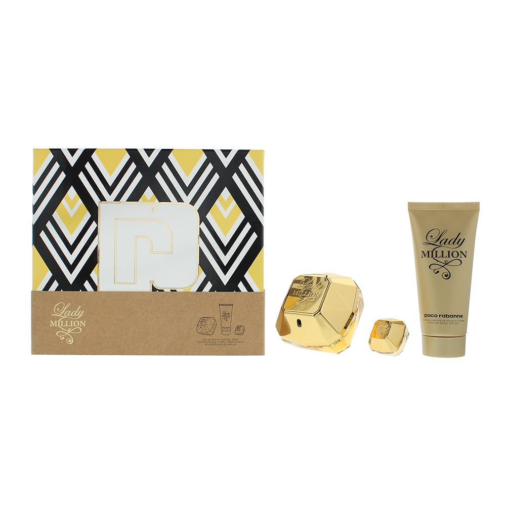 PACO RABANNE PACO RABANNE Set Lady Million Eau de Parfum 80 ml und Body Lotion 100 ml Parfüm