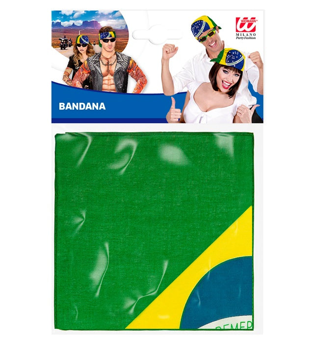 BRASILIEN BANDANA 55x55 cm - 100% Baumwolle