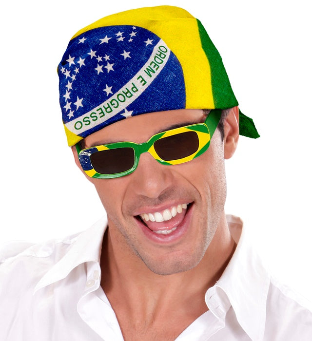 BRASILIEN BANDANA 55x55 cm - 100% Baumwolle