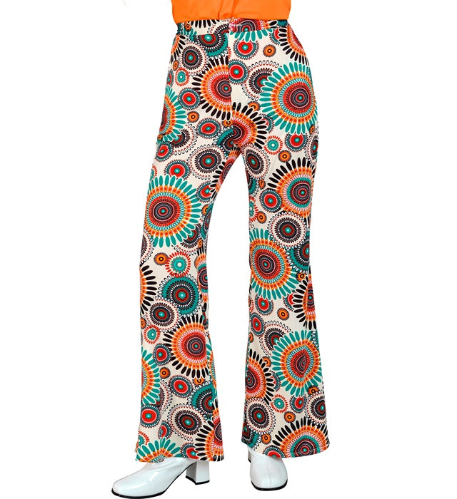 Vintage 60er Jahre Hose im Retro-Design für Fasnacht und Karneval