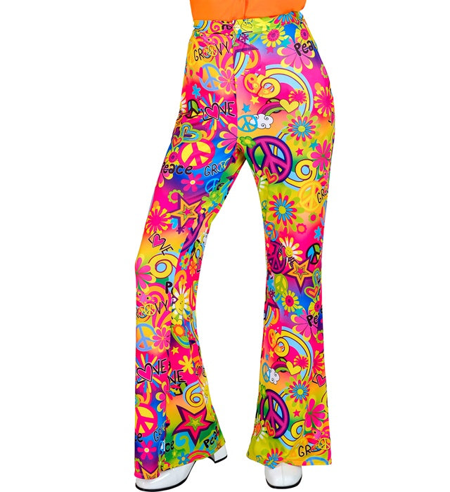 THE 60s FASHION -peace & love Hose im 60er Jahre Stil für Fasnacht