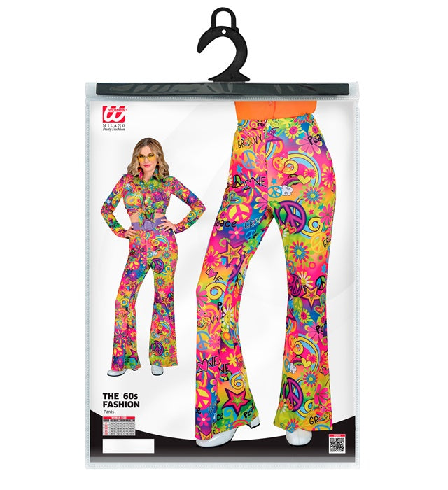 THE 60s FASHION -peace & love Hose im 60er Jahre Stil für Fasnacht