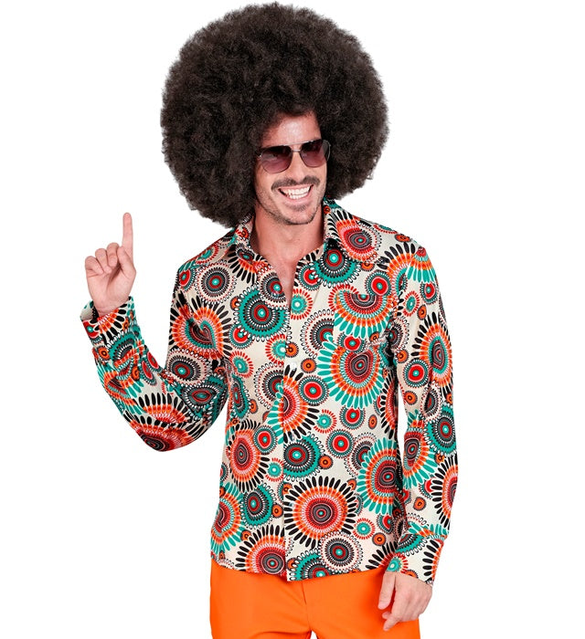THE 60s FASHION Vintage Hemd im Retro-Stil für Fasnacht und Mottopartys