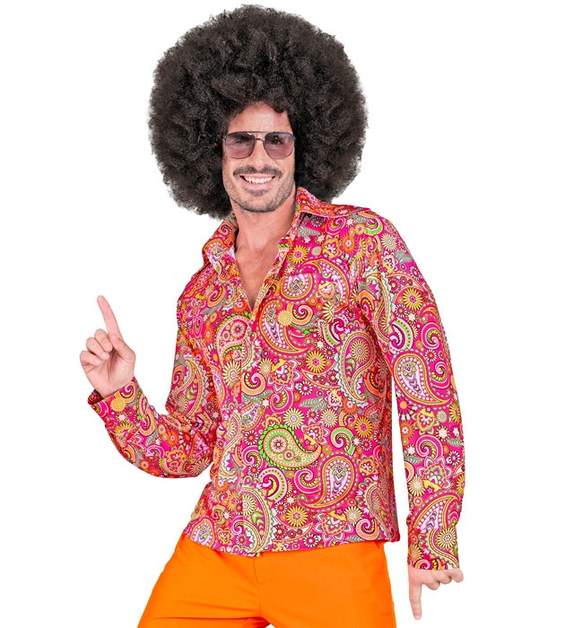 THE 60s FASHION Paisley Hemd im bunten 60er Jahre Retro-Design