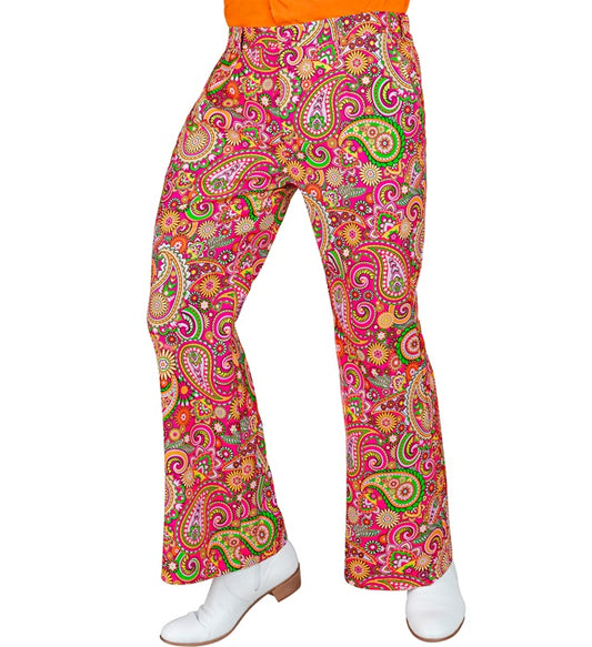THE 60s FASHION Paisley Hose mit buntem 60er Jahre Muster