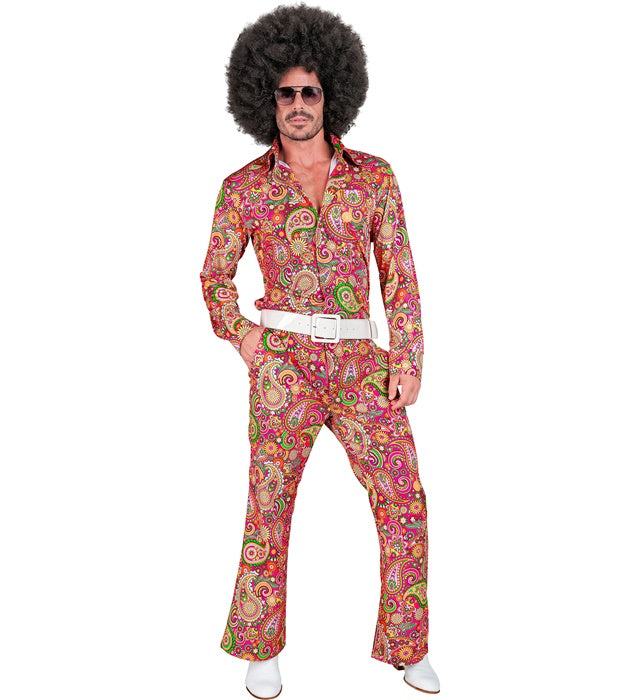 THE 60s FASHION Paisley Hose mit buntem 60er Jahre Muster