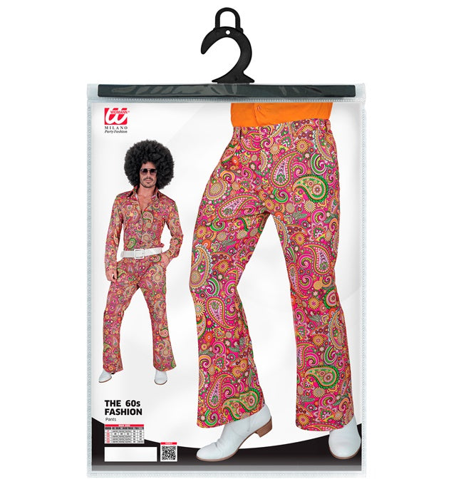 THE 60s FASHION Paisley Hose mit buntem 60er Jahre Muster