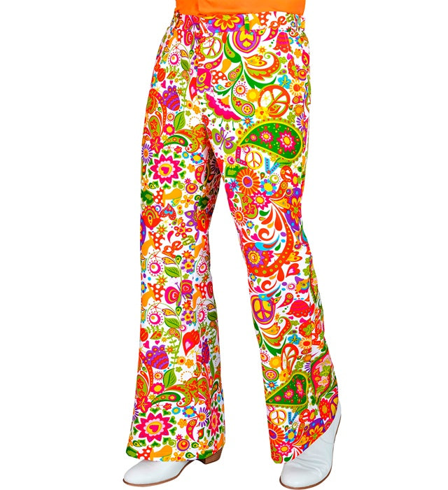 THE 60s FASHION Peace & Paisley Hose mit buntem 60er Jahre Paisley-Muster