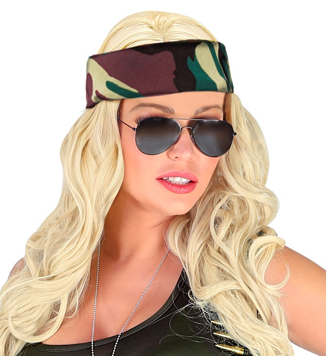 Camouflage Bandana 55x55 cm aus Baumwolle in Tarnfarben