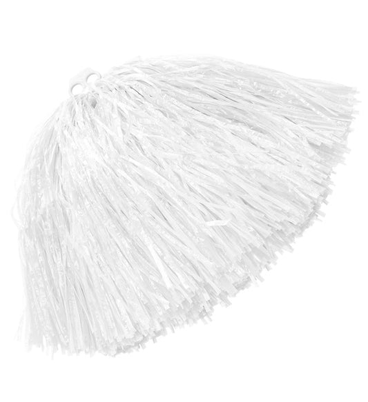 Weisser Pom Pom für Fasnacht und Karneval